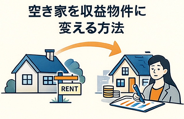 空き家を収益物件に変える方法